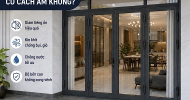 Cửa Nhôm Xingfa Có Cách Âm Không? Kinh Nghiệm Thực Tế Tại Quảng Ngãi