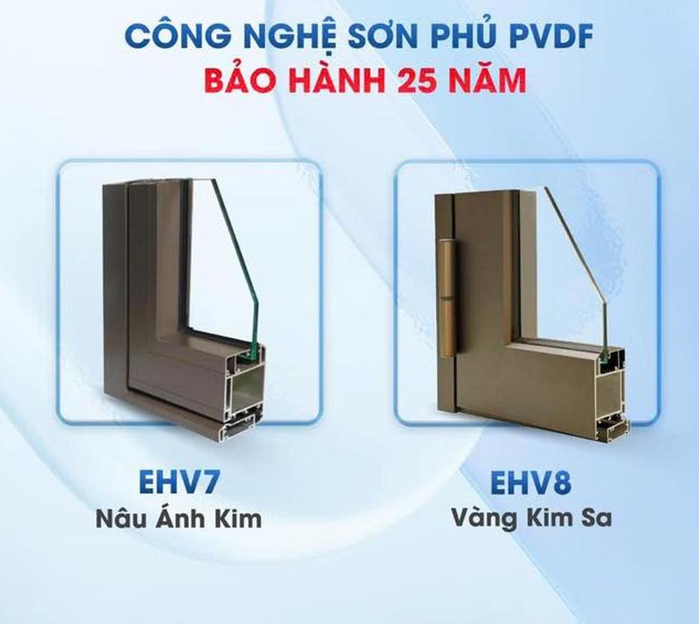 màu sơn công nghệ PVDF
