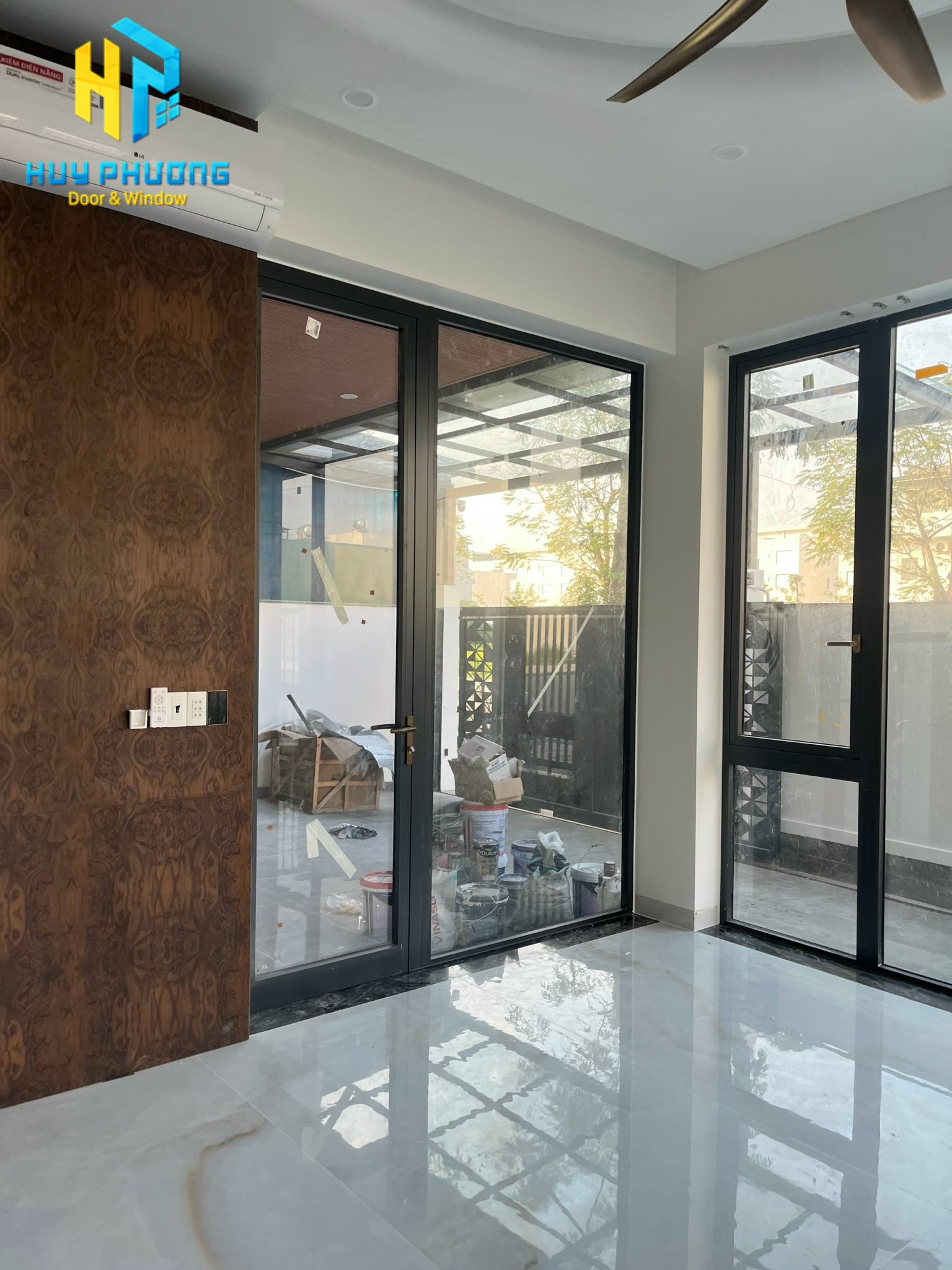 Thi công cửa nhôm Xingfa tại KDC Phú Mỹ Quảng Ngãi