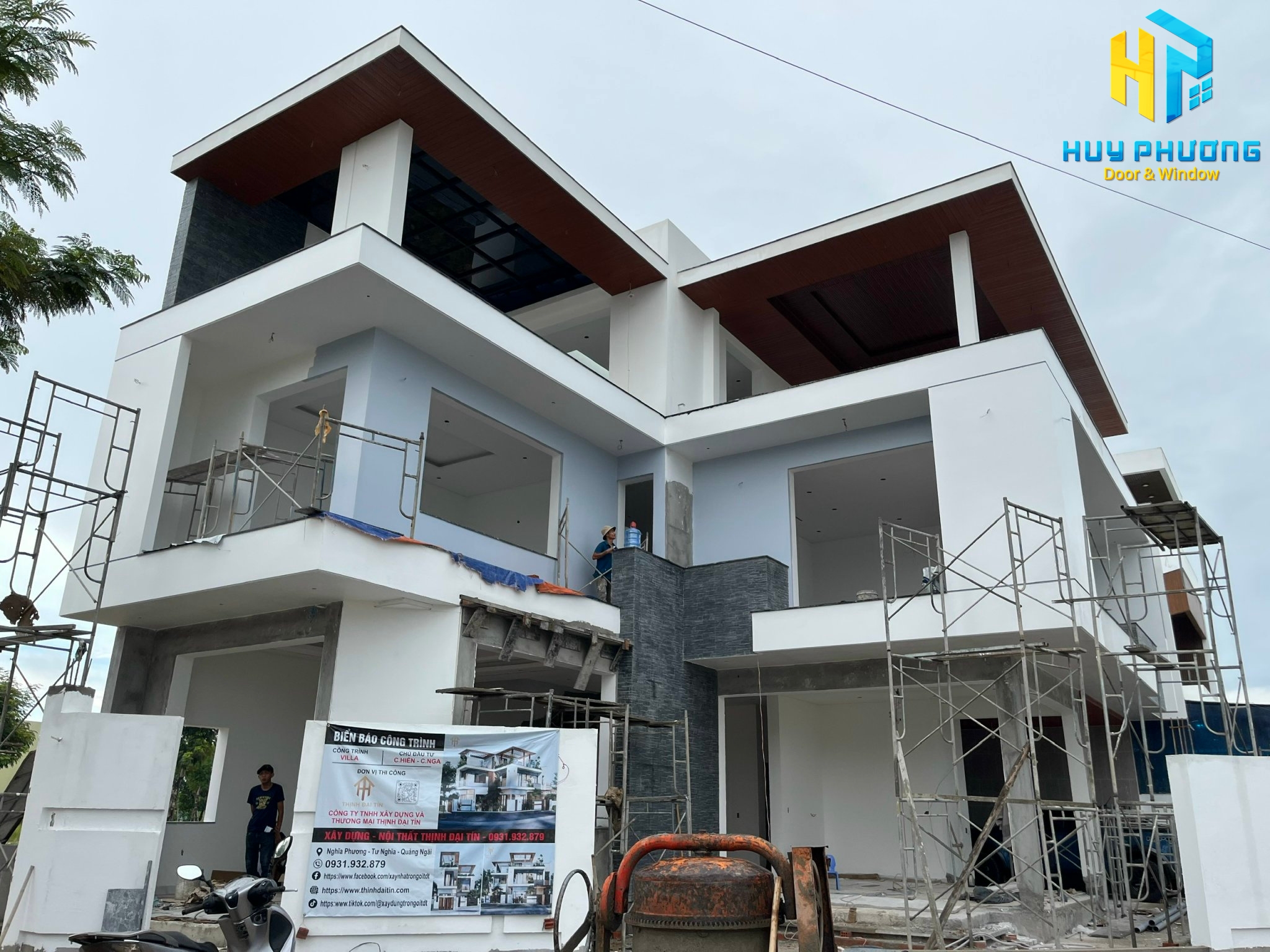 Thi công cửa nhôm Xingfa tại TP Quảng Ngãi