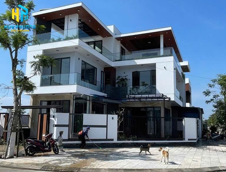 tổng thể công trình nhôm kính đẹp