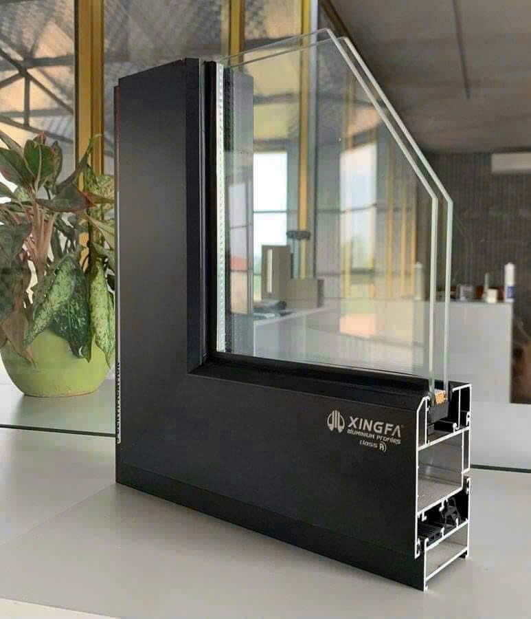 mẫu cửa nhôm Xingfa Class A hệ 65 sơn metalic