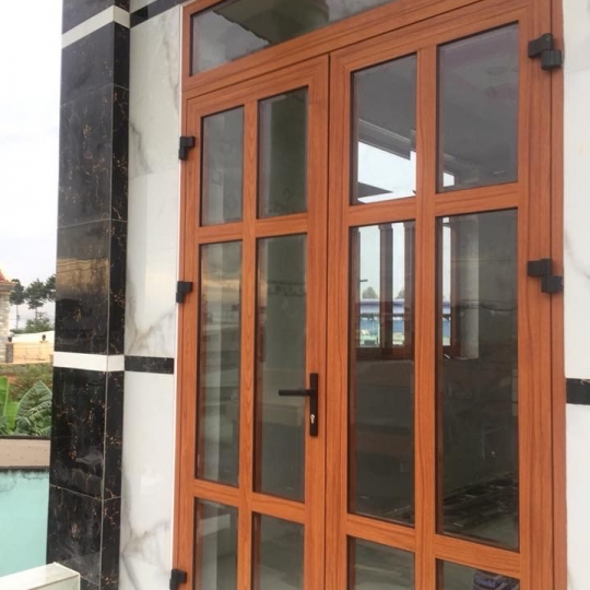 Cửa nhôm Xingfa nhập khẩu-vân gỗ